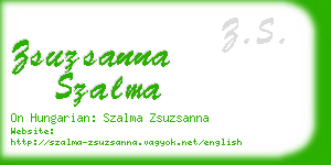 zsuzsanna szalma business card